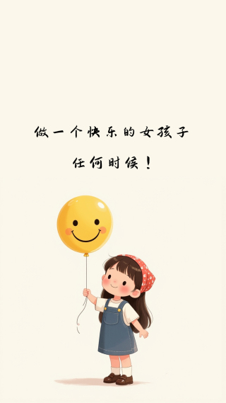 做一个快乐的女孩子