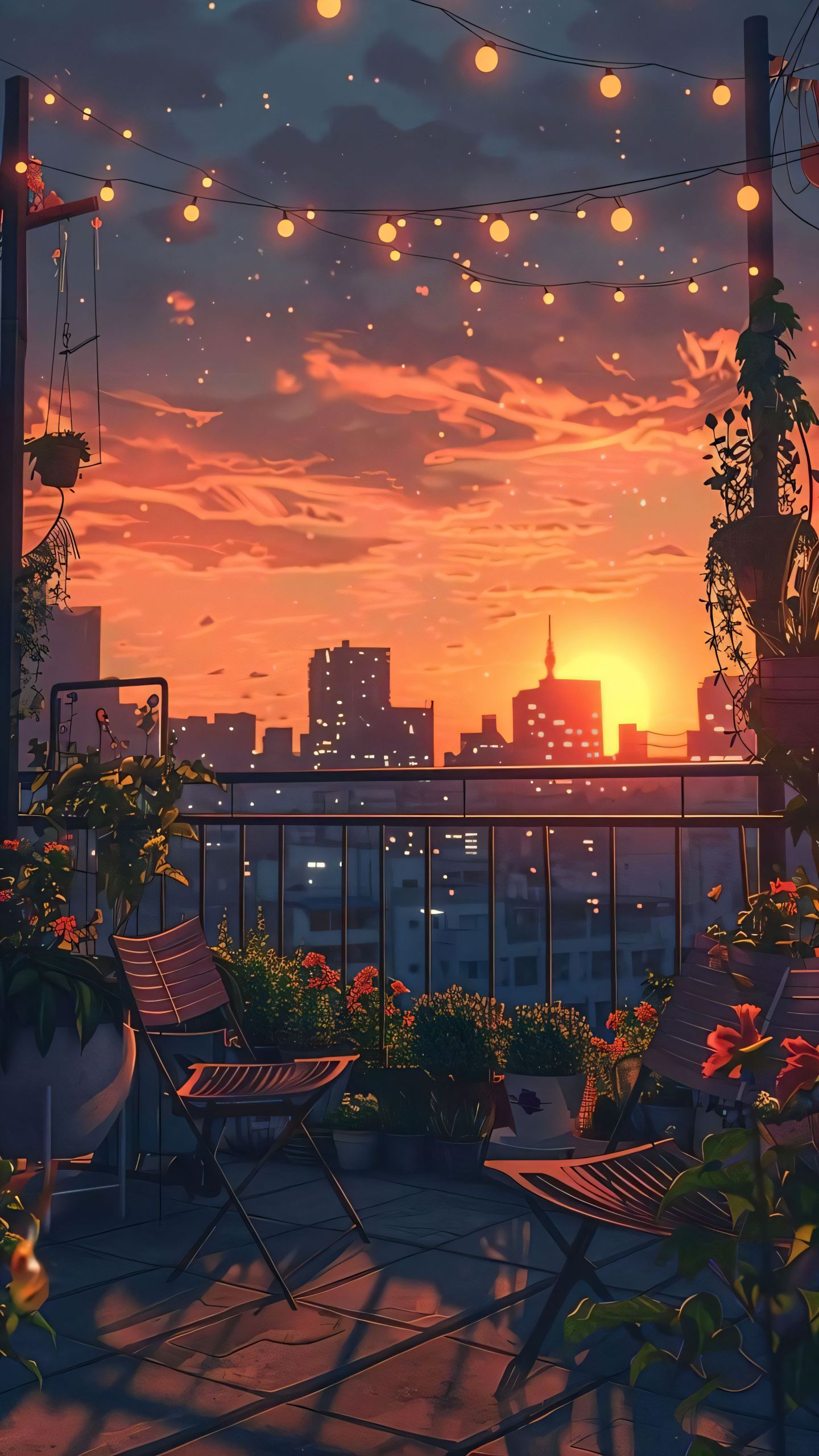 天台的黃昏
