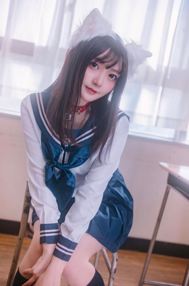 手机壁纸高清图片猫系女友