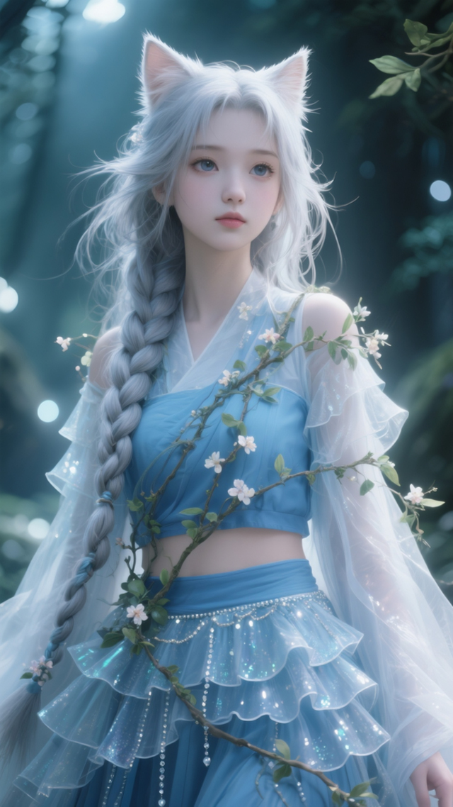 长发猫妖少女