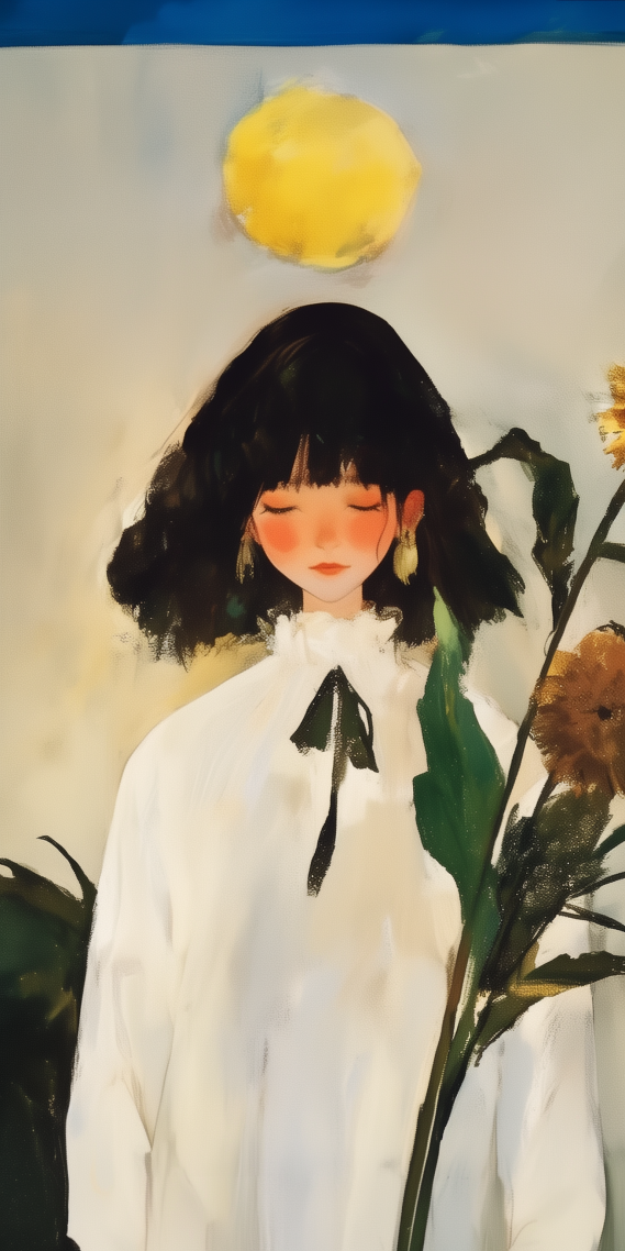 安静的少女
