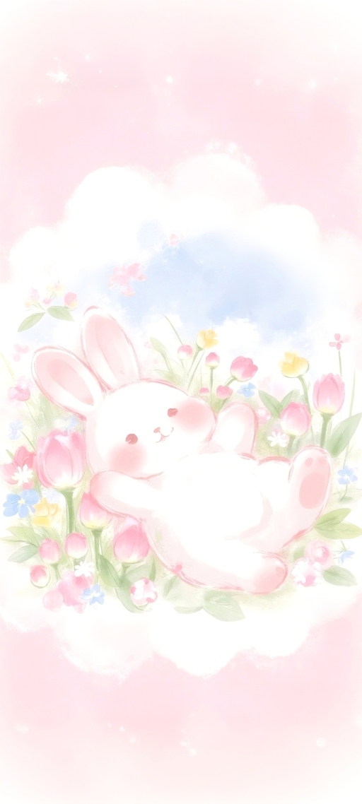 花海萌兔軟fufu時光