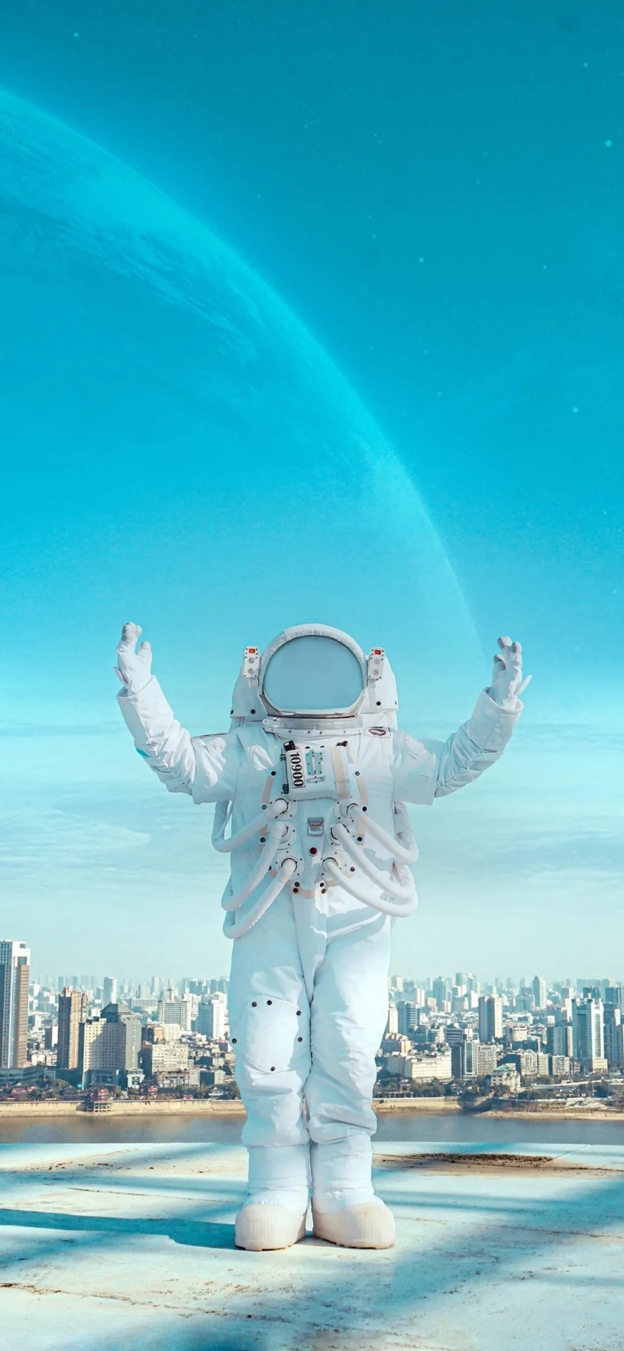 微信背景壁紙太空人