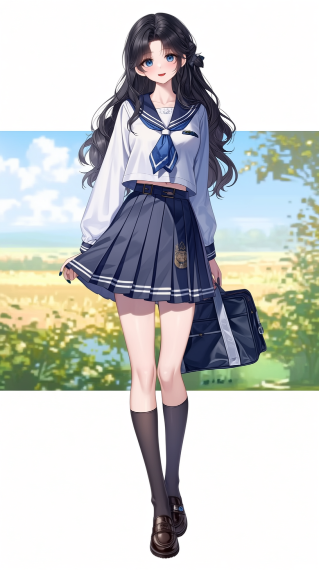 青春校园美少女