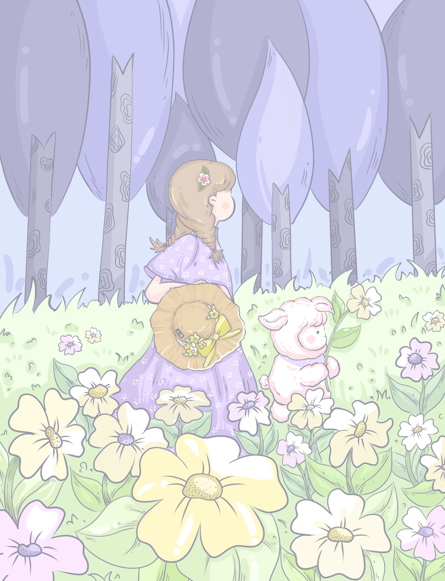 和奶羊一起春遊啦~