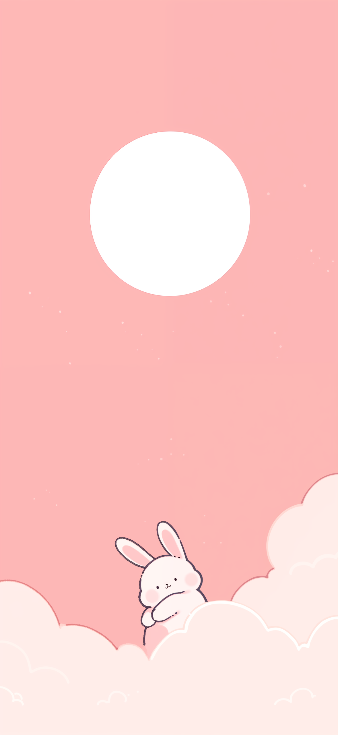 雲朵中的小兔子