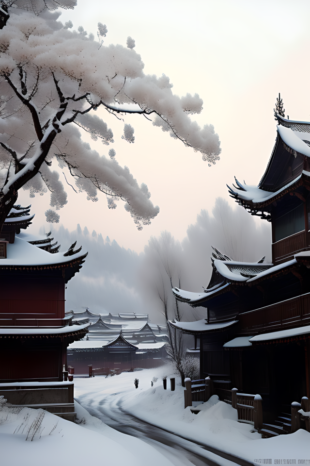 銀裝素裹，分外妖嬈。