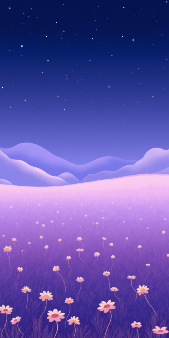 星空下