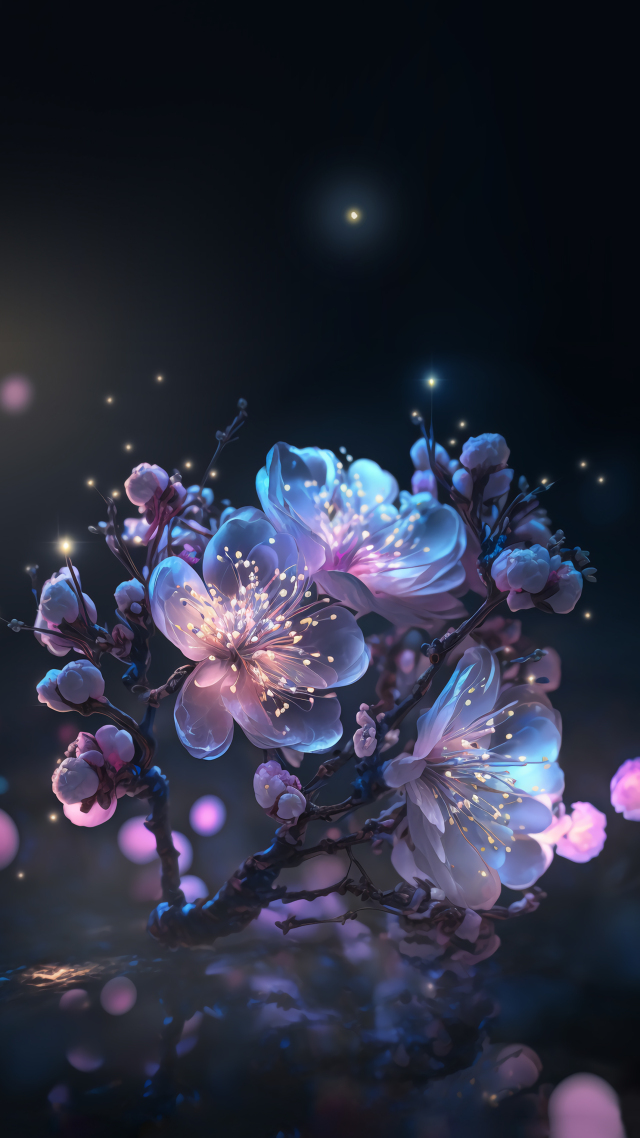 水晶花卉5