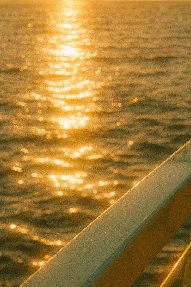 光影海边