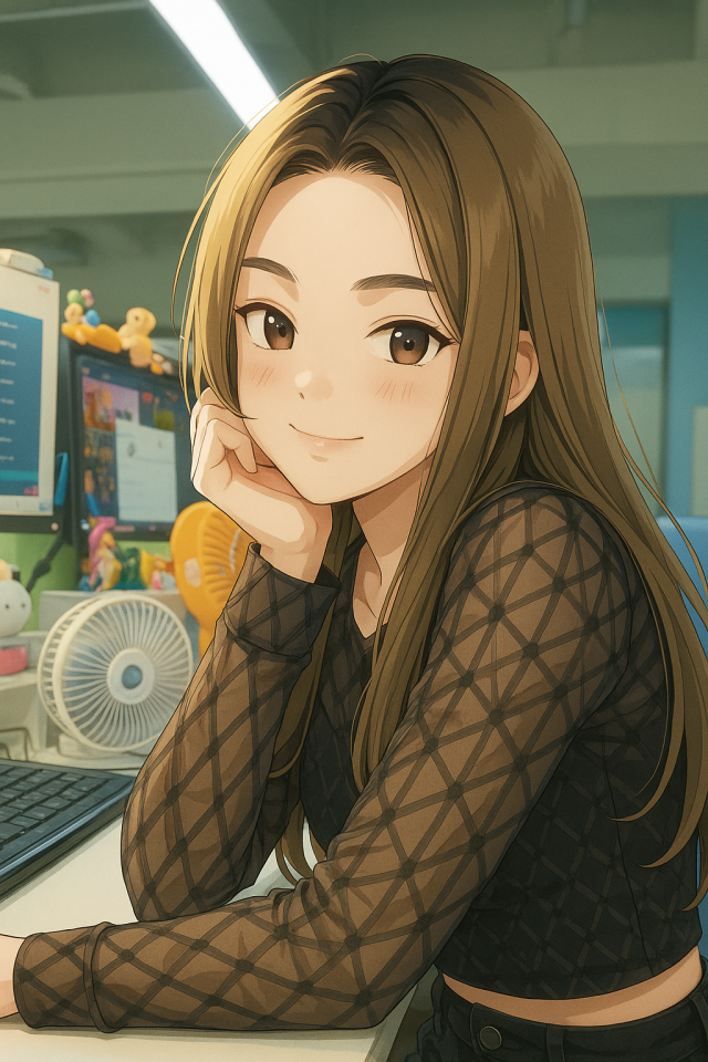 悠闲女孩