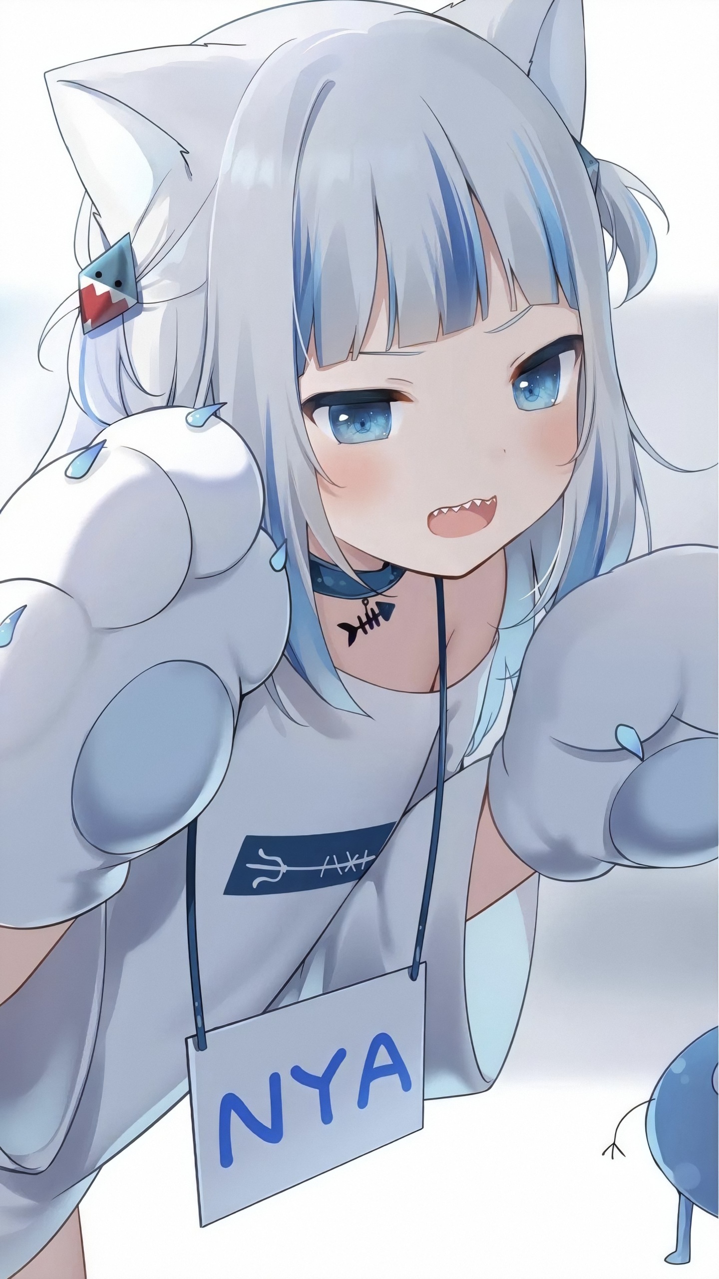 可爱猫爪女孩
