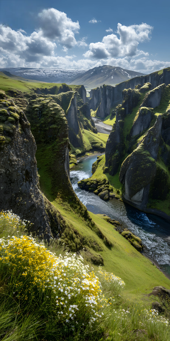 苔岩织翠，溪谷生香