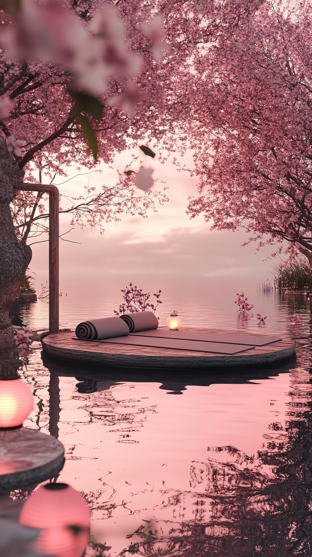 櫻花樹下