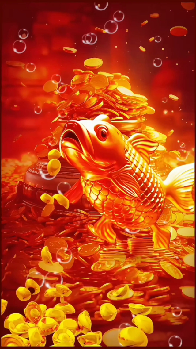 吸金阵 锦鲤发财壁纸