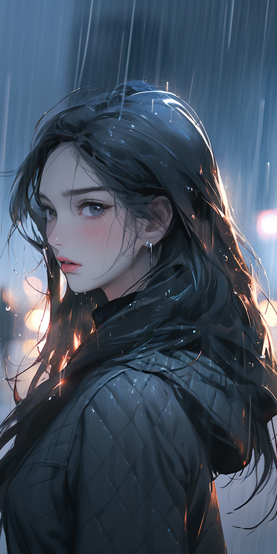 暴雨（原画）