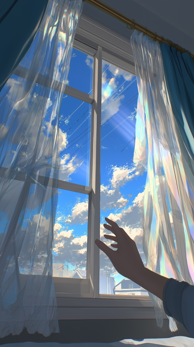 晴空萬里
