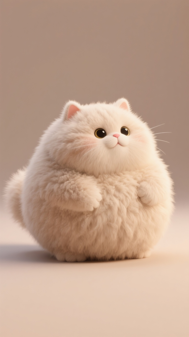 毛绒绒的小肥猫
