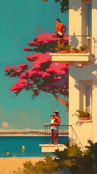 热带海岛度假小屋
