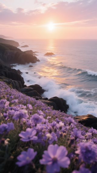 海岸花海