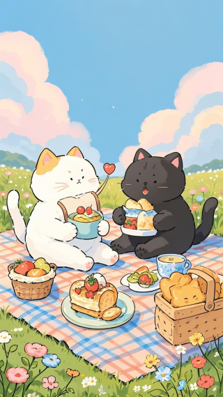 猫咪野餐~