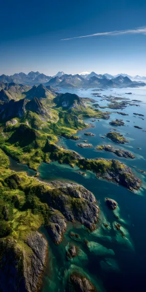 挪威的蓝绿秘境