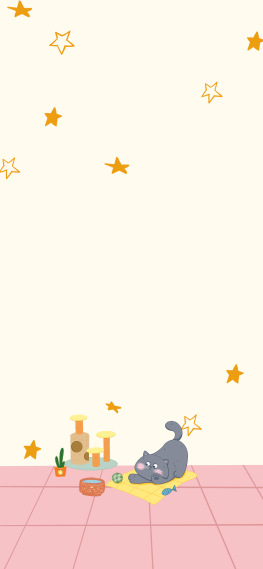 粉色奶呼呼猫猫可爱主屏