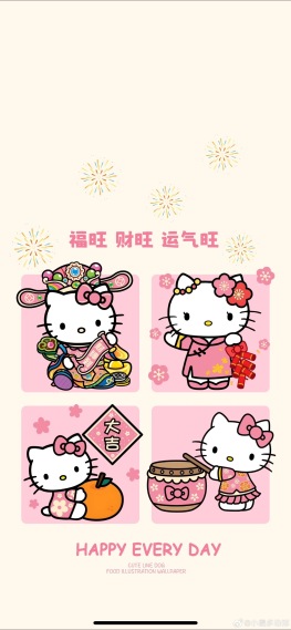 hello Kitty 龙年壁纸