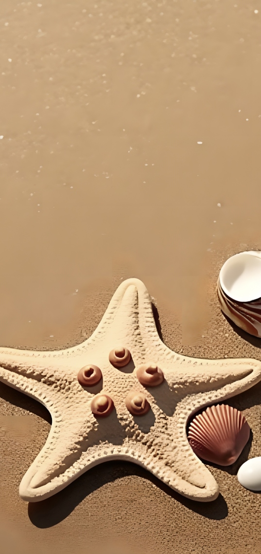 沙滩上的海螺