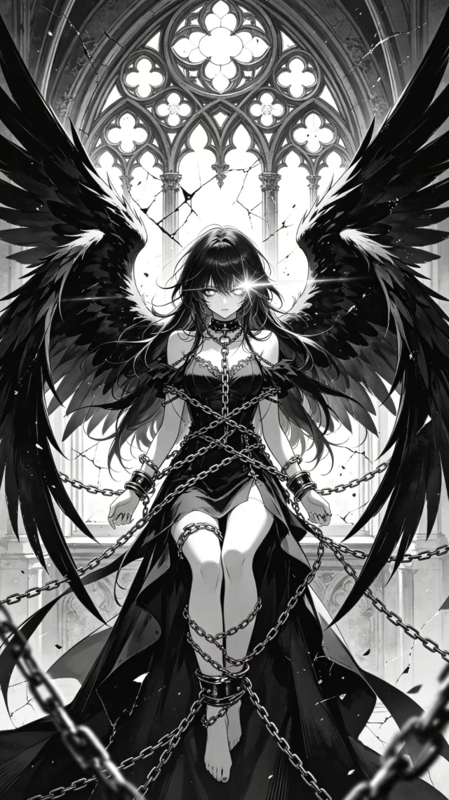 锁链黑翼少女