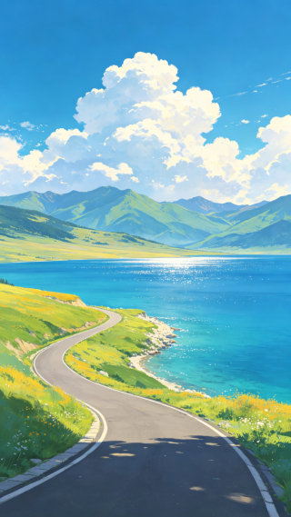 湖岸驰途