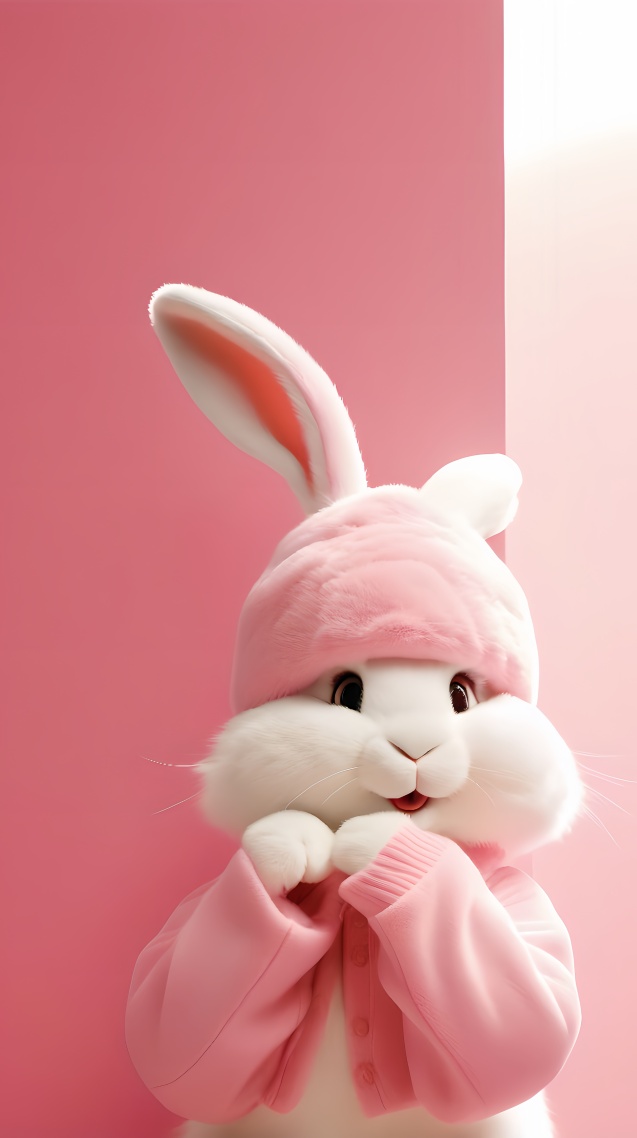 粉色小兔