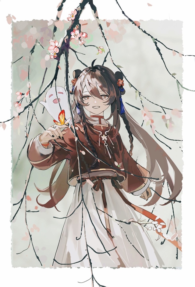 桃花初綻