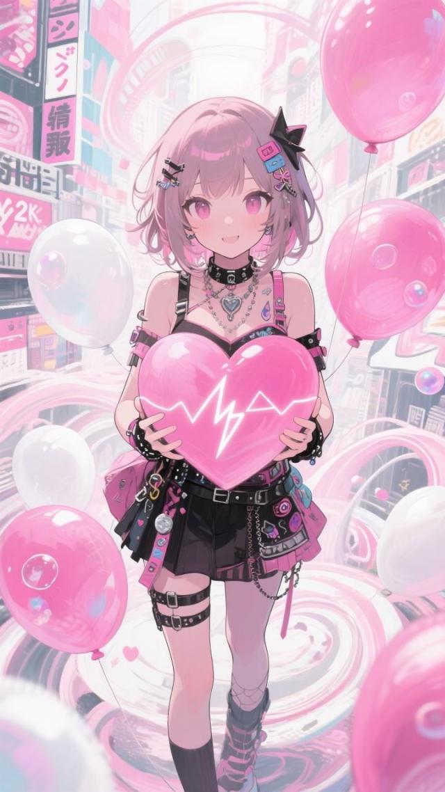 粉色爱心
