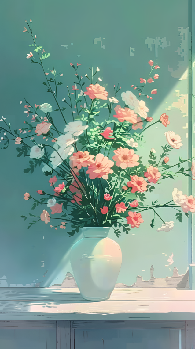 清新護眼插花