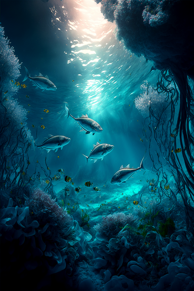 深海美景2(风景手机静态壁纸) - 风景手机壁纸下载 - 元气壁纸