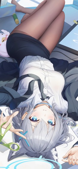 银发少女