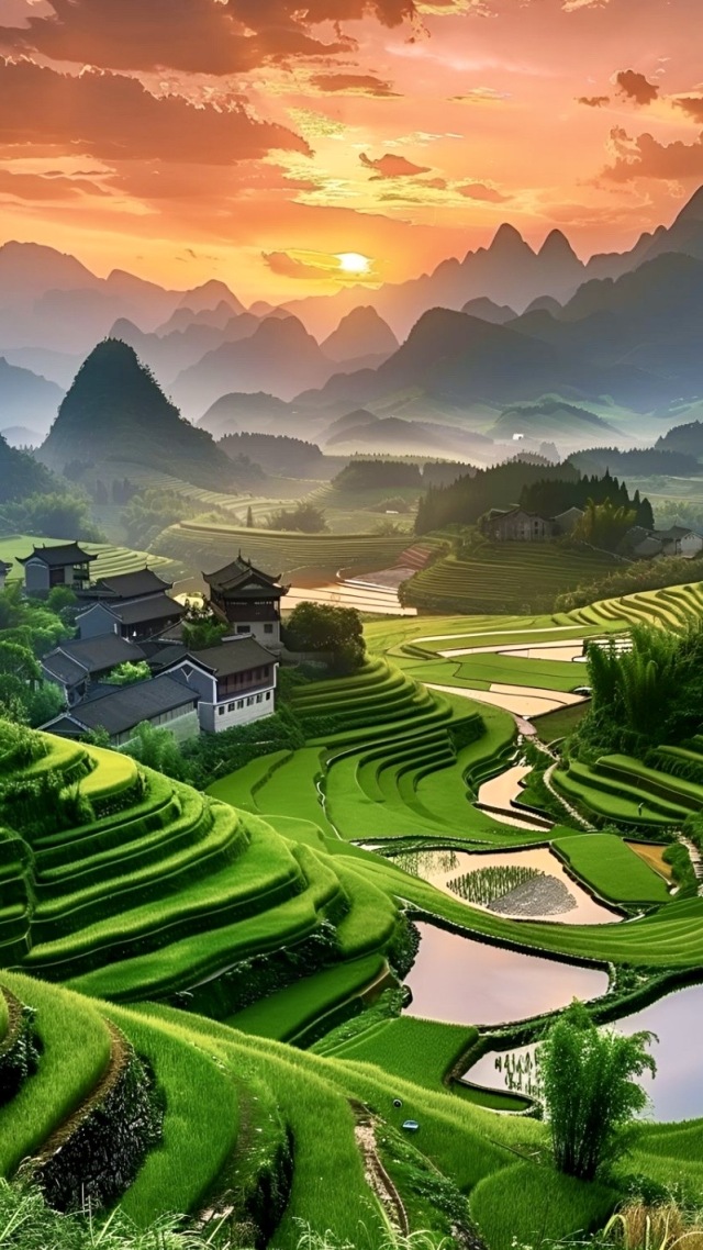 晚霞