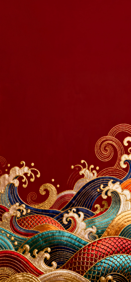 国朝中式纹理壁纸