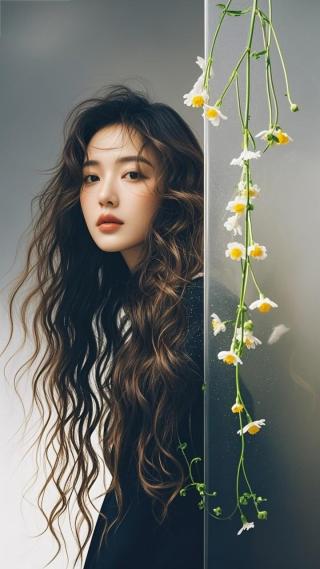 朦胧野花