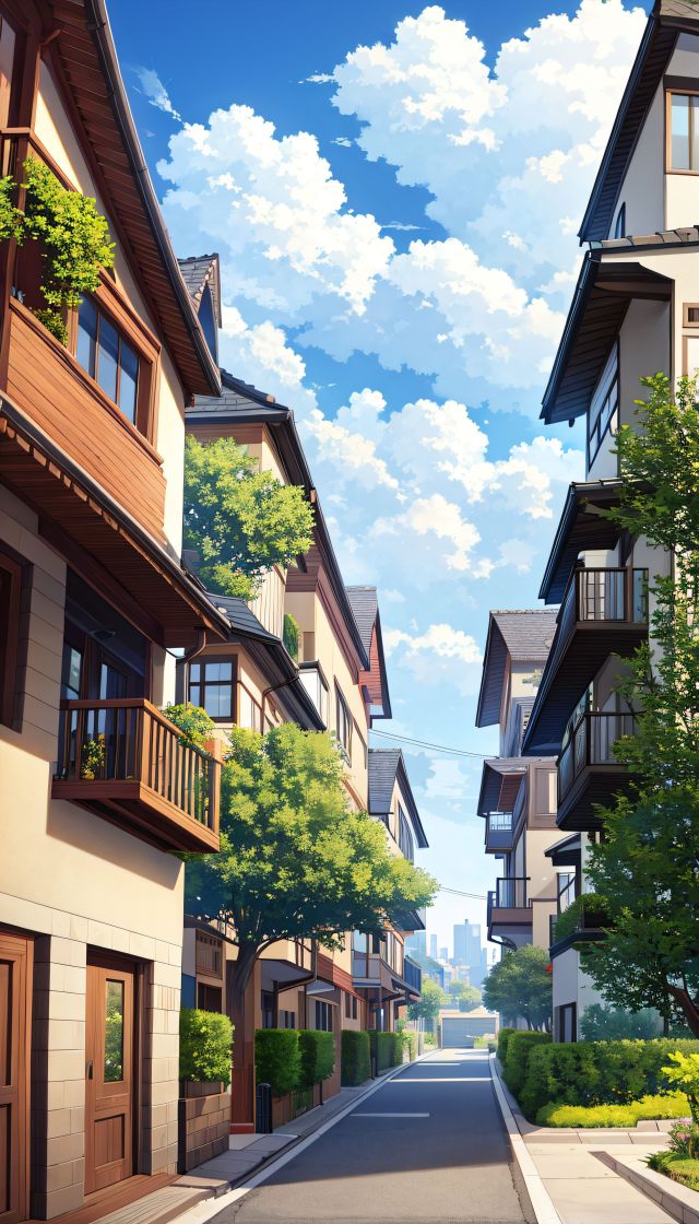 日系街道4(动漫手机静态壁纸) - 动漫手机壁纸下载 - 元气壁纸