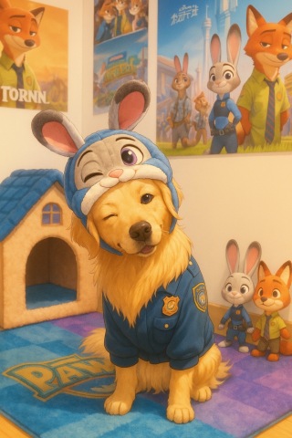 疯狂动物城之金毛