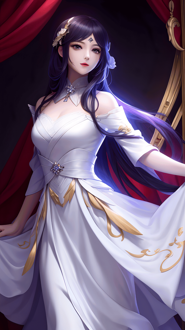 紫发女孩