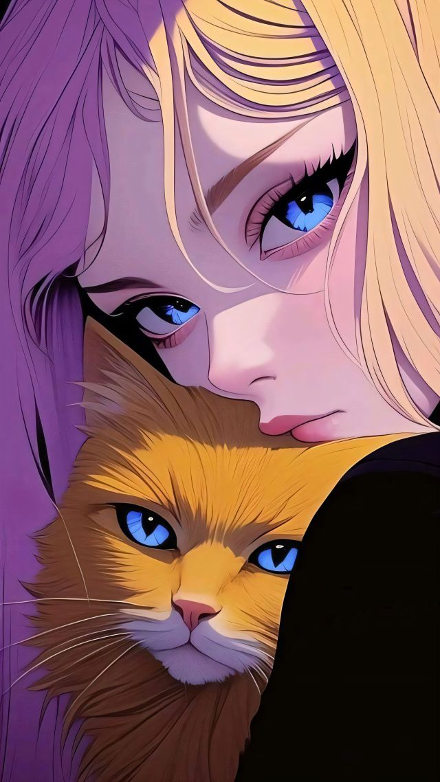 少女与猫
