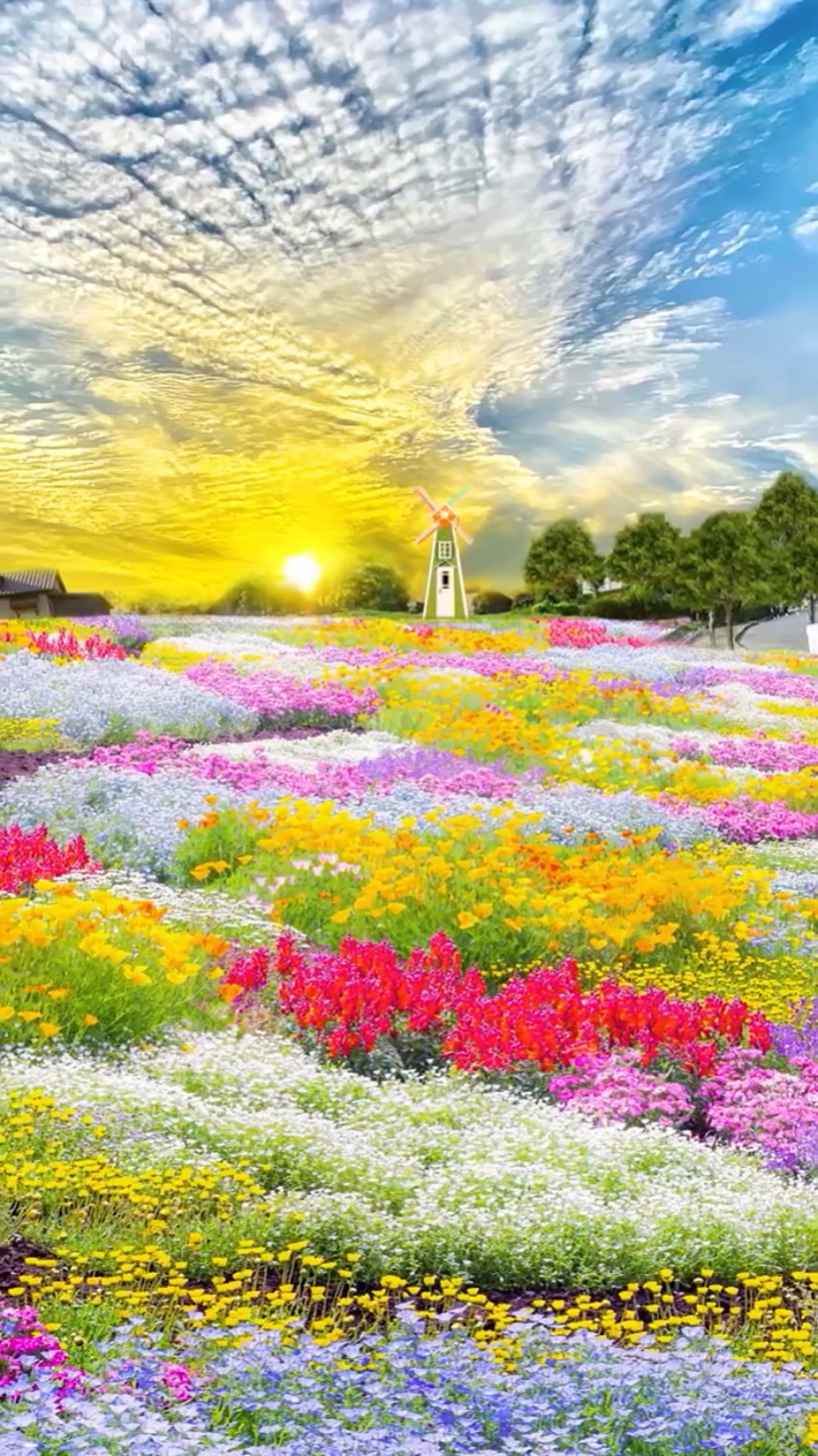 浪漫花海
