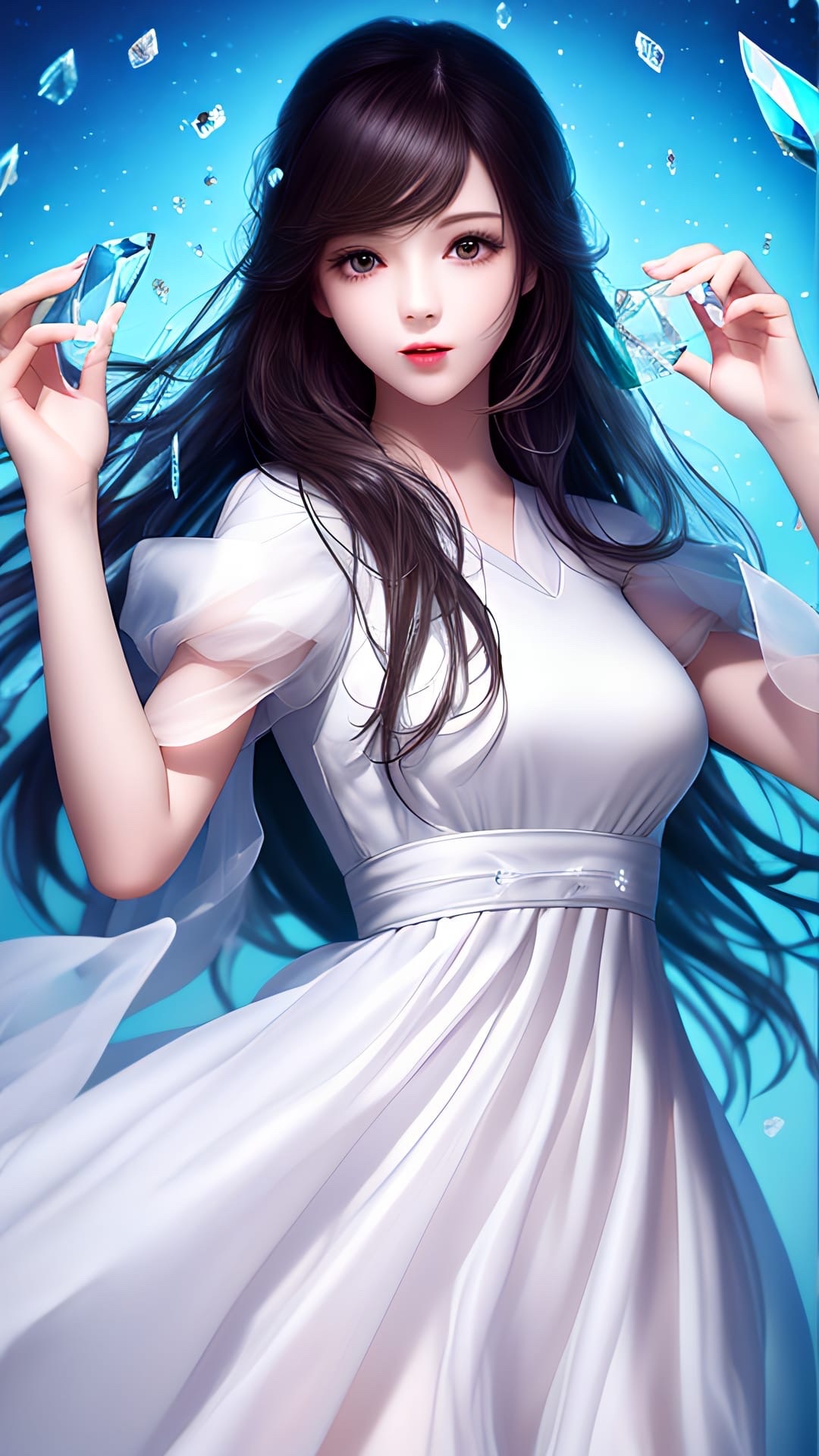 藍色妖姬美女