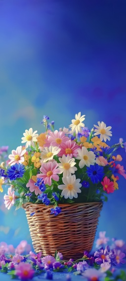 蓝色系花