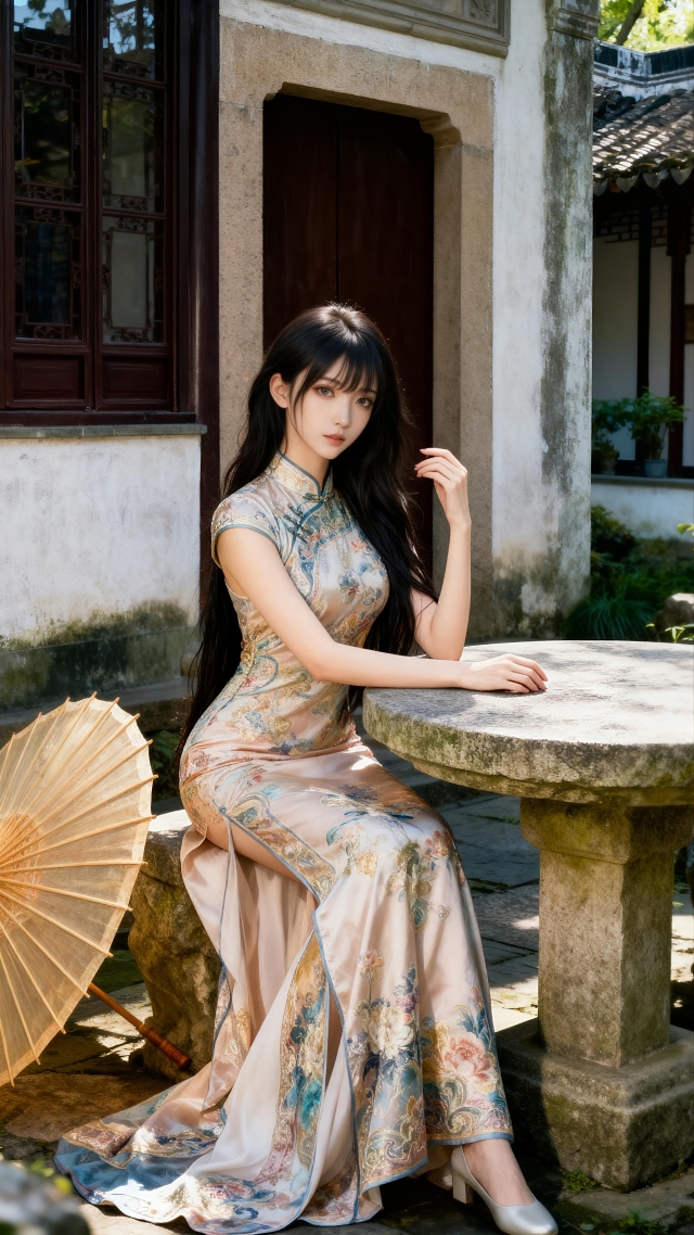 旗袍少女2