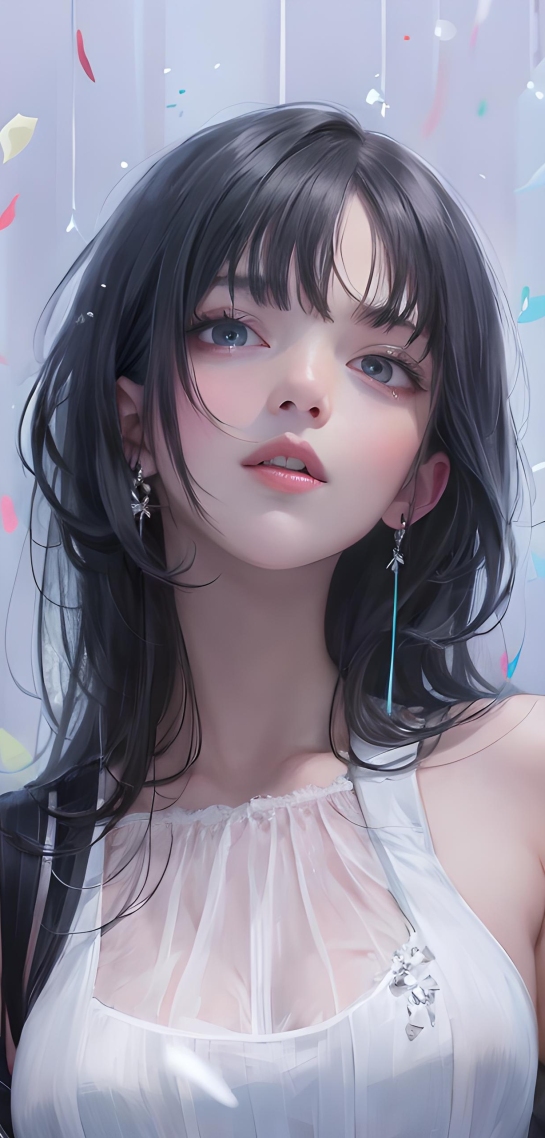 雨中少女