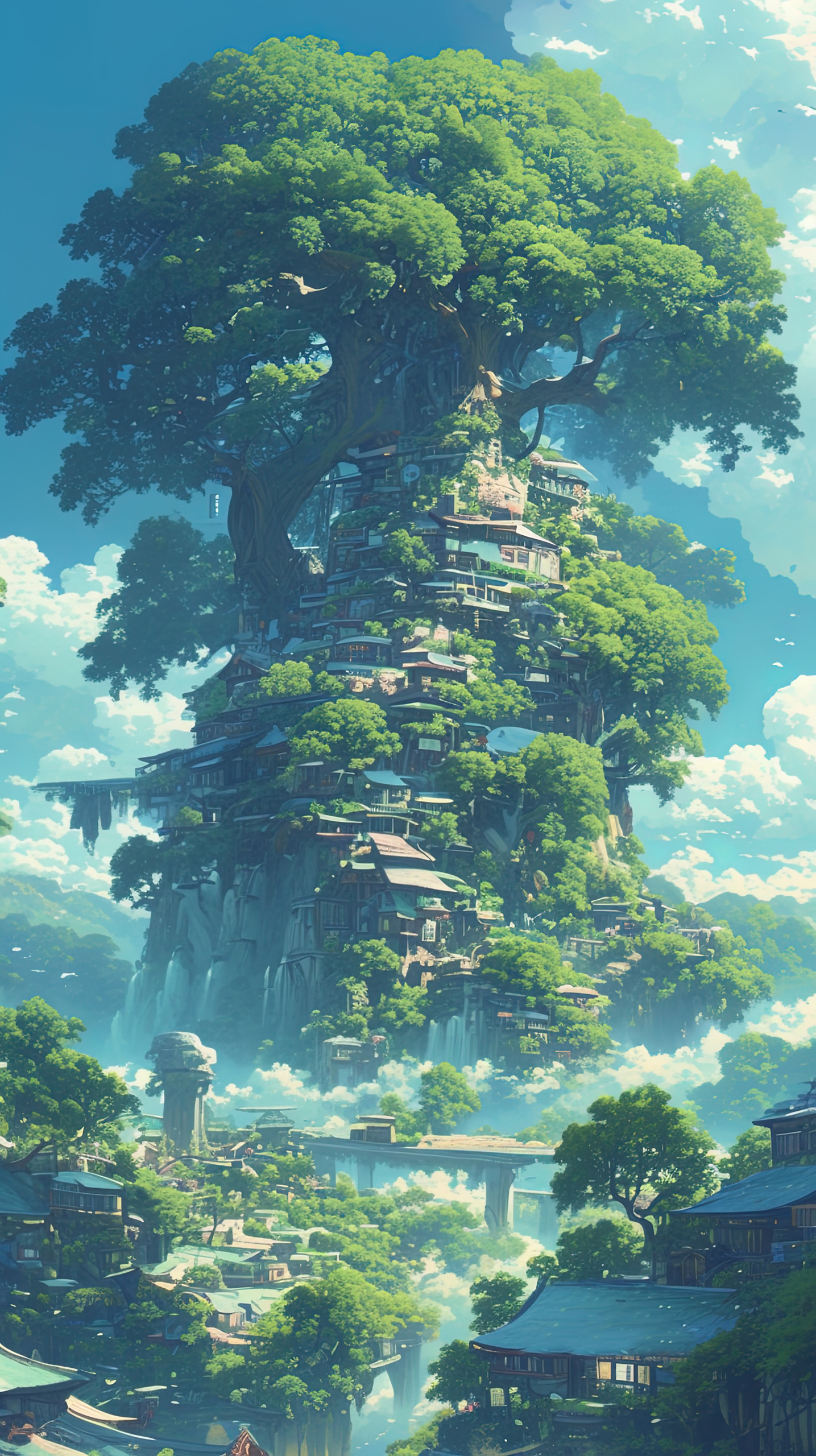 神樹上的城鎮